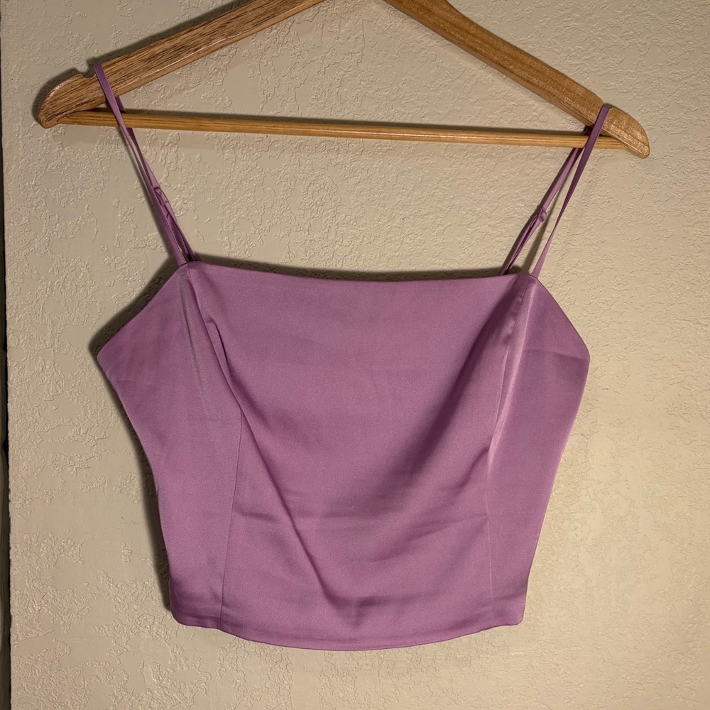 Aritzia Shimmer Satin Camisole